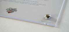 Domed Mirror Head Cap fixture