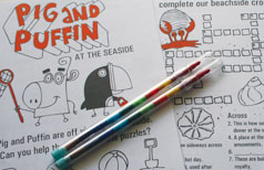 pig and puffin kids packs